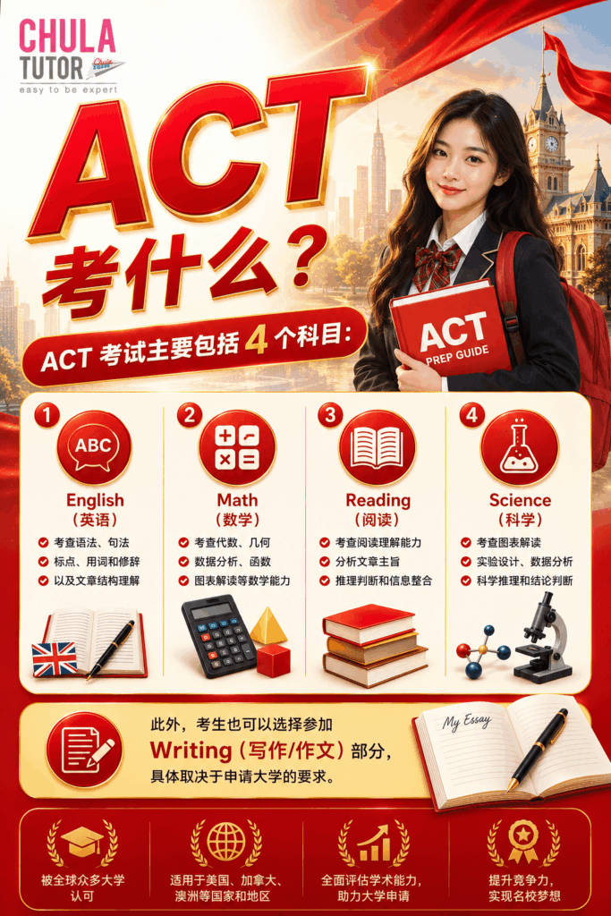 ACT 考什么？