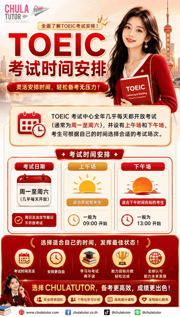 TOEIC 考试时间安排